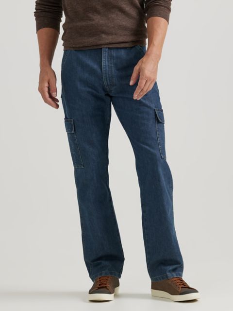 Мужские джинсы Wrangler Denim Loose Fit Cargo Jean