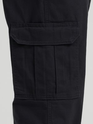 Wrangler&reg; Men's Comfort Flex Waist Cargo Pant in Black alternative view 6