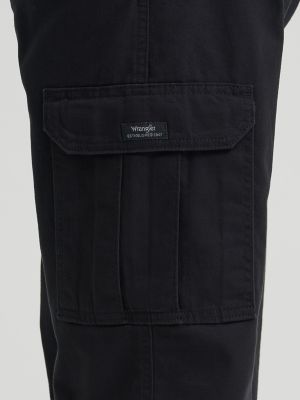 Wrangler&reg; Men's Comfort Flex Waist Cargo Pant in Black alternative view 7