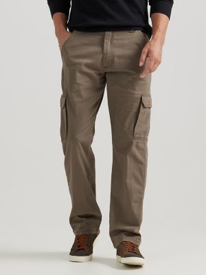 mens wrangler lined cargo pants