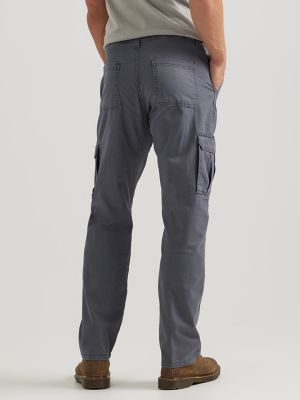 Wrangler® Men's Comfort Flex Waist Cargo Pant in Pewter