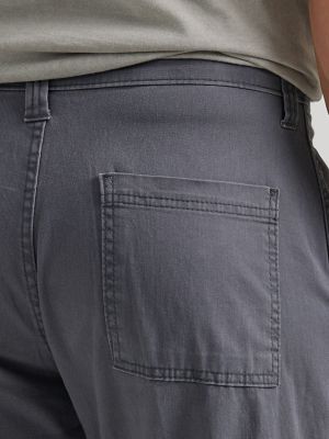 Wrangler® Men's Comfort Flex Waist Cargo Pant in Pewter