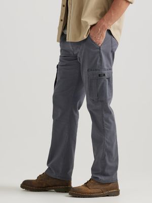 Wrangler® Men's Comfort Flex Waist Cargo Pant in Pewter