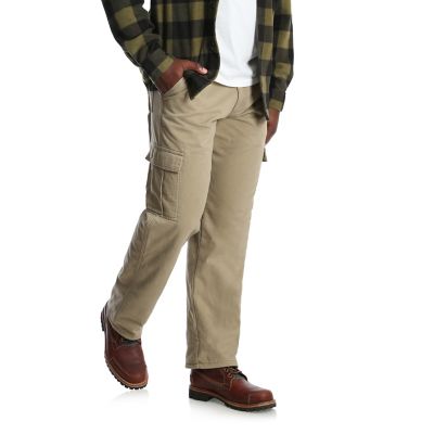 wrangler fleece lined camo pants