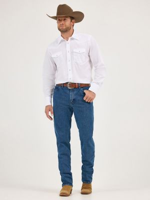 Wrangler Solid White Pearl Snap Shirt – Western Edge, Ltd.