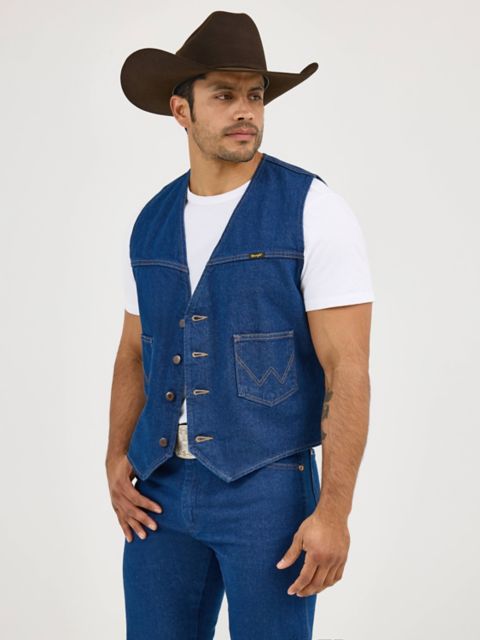 Мужские жилеты Wrangler Unlined Denim Vest