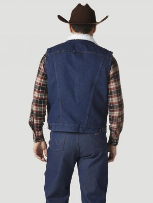 Wrangler Sherpa Vest - Chaleco Vaquero Para Hombre