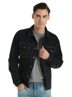 WRANGLER® COWBOY CUT® UNLINED DENIM JACKET IN SHADOW BLACK - El Nuevo  Rancho Grande