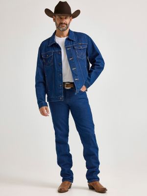 Wrangler® Cowboy Cut® Unlined Denim Jacket in Prewashed Denim