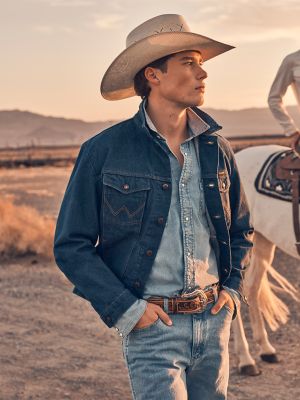 Arriba 32+ imagen wrangler unlined denim jacket