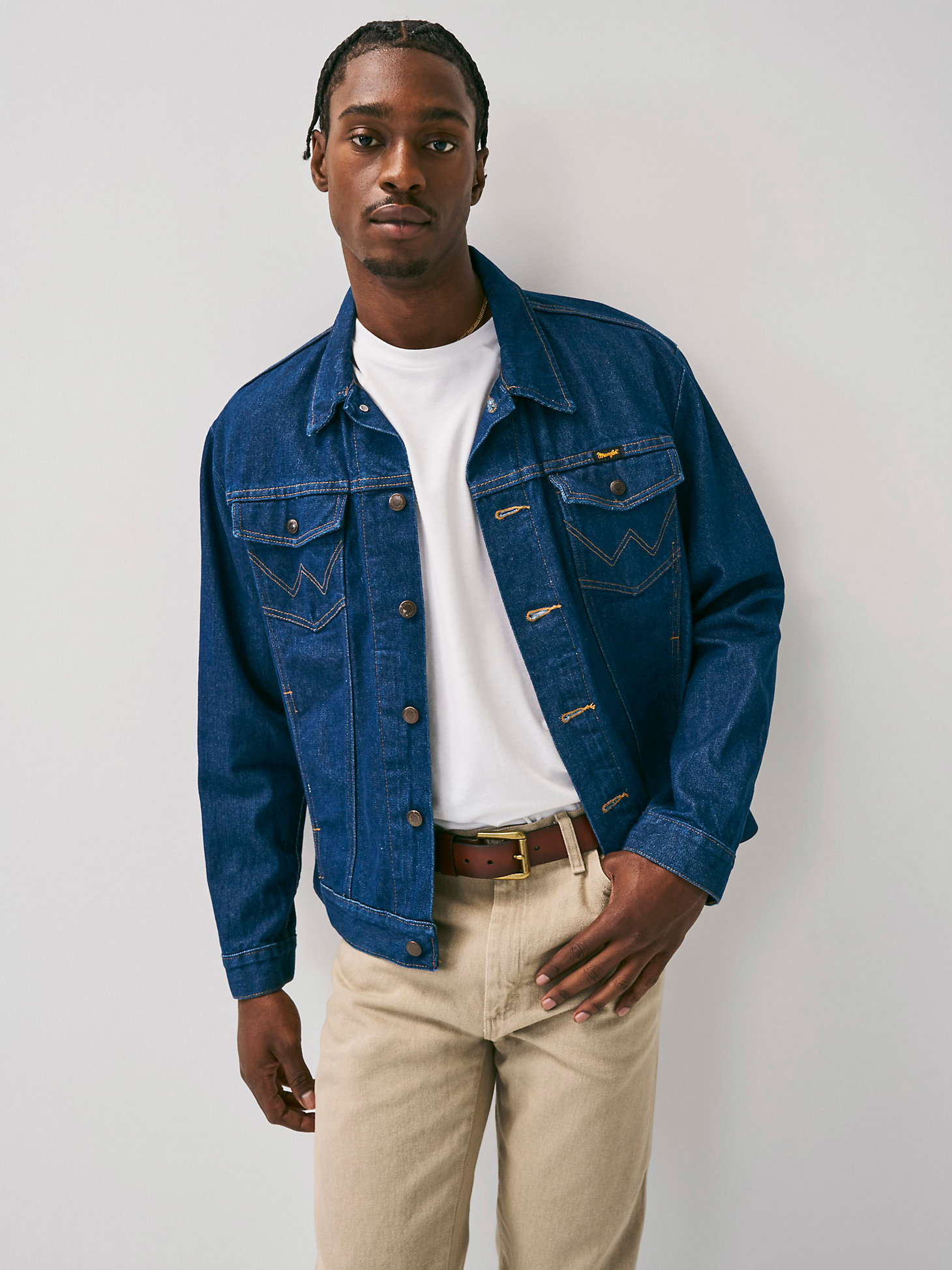 Arriba 32+ imagen vintage wrangler jean jacket