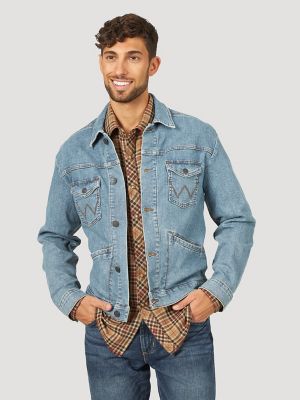 Men's Wrangler Retro Premium® Unlined Western Denim Jacket Wrangler®