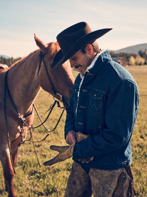 Wrangler® Western Sherpa Lined Denim Jacket