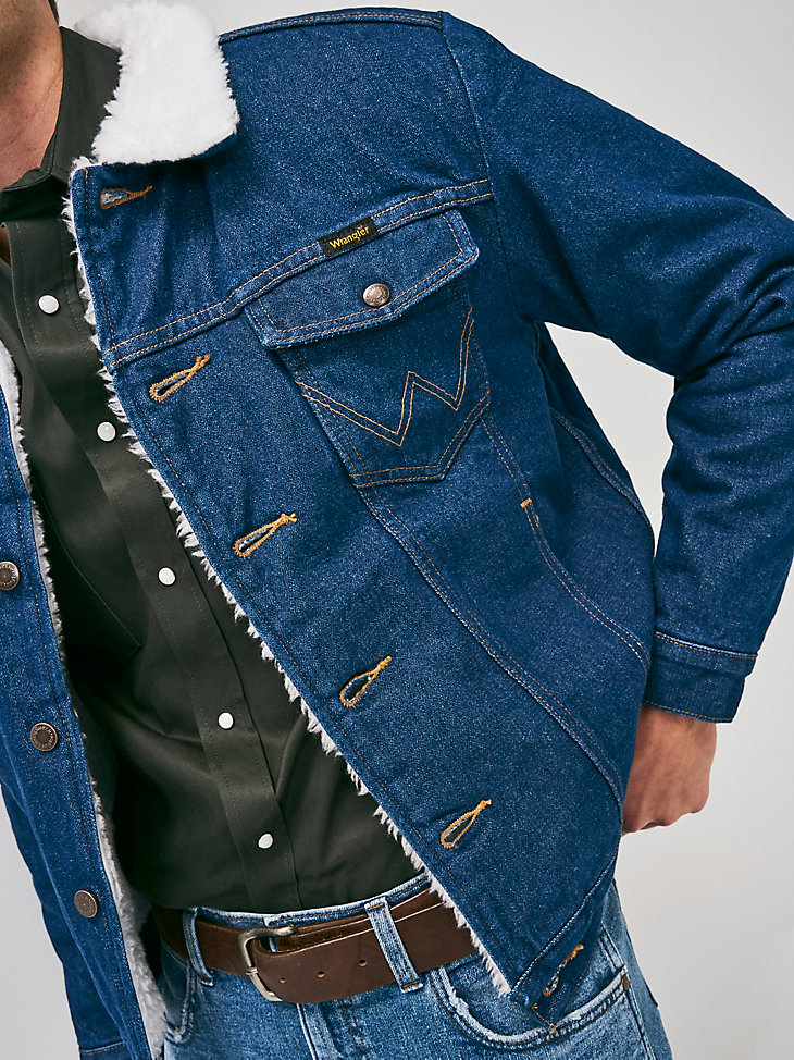 Wrangler® Western Sherpa Lined Denim Jacket