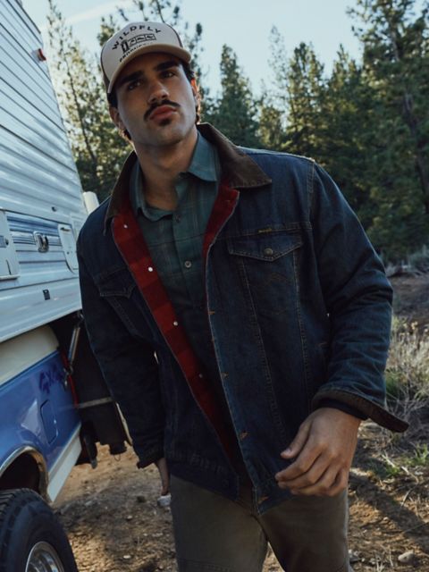 Мужские куртки Wrangler Blanket Lined Denim Jacket