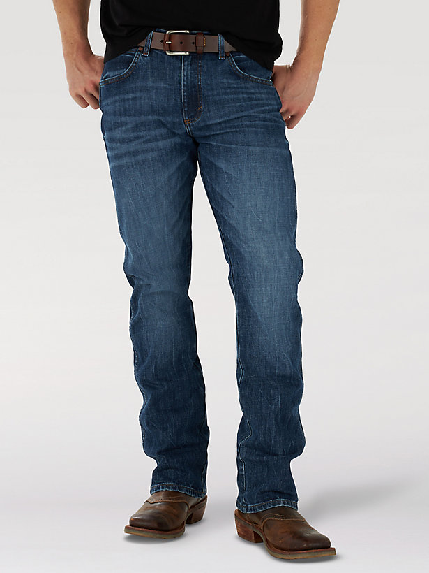 Men's Wrangler Retro® Slim Fit Bootcut Jean in Coast
