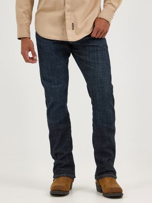 Men's Wrangler Retro Skinny Jeans with Cowboy Boots 