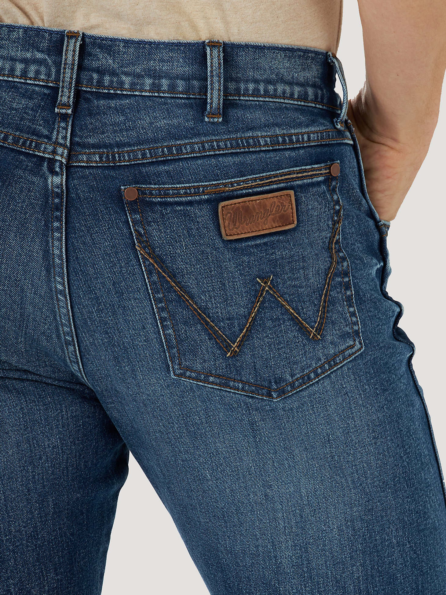 Men's Wrangler Retro® Slim Fit Bootcut Jean in Mile Post alternative view 3