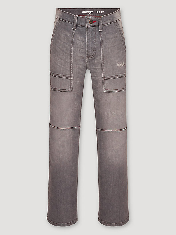 Boy's Wrangler® Utility Slim Fit Jean (Husky)