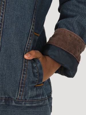 Wrangler lined jean on sale jacket