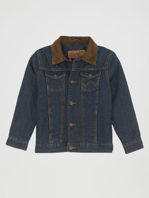 Детские куртки Wrangler Boy's Wrangler® Blanket Lined Denim Jacket