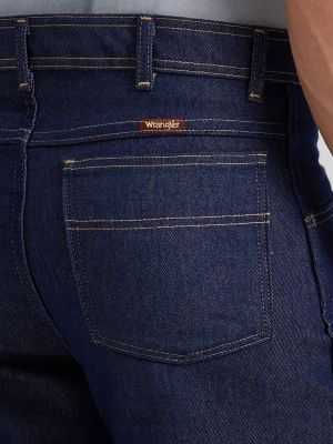 Wrangler® Men's Five Star Premium Midweight Stretch Jean in Dark Wash