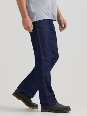 Wrangler® Men's Five Star Premium Regular Flex Fit Jean in Dark Indigo