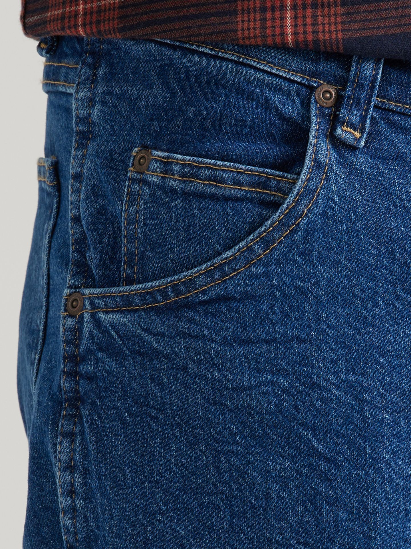 Мужские джинсы Wrangler Comfort Solutions Series Comfort Fit, цвет: Dark Flex — фото 4