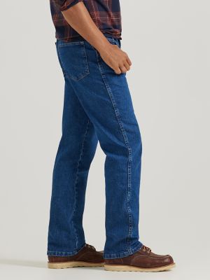 Mens Wrangler Denim Jeans Regular Fit Straight Leg Stretch Men Pants Sizes  30-44