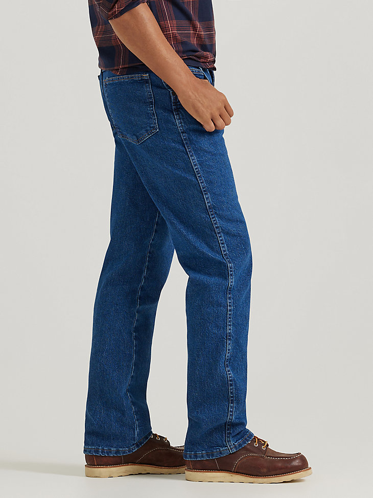 Wrangler® Comfort Solutions Series Comfort Fit Jean in Dark Flex alternative view 4