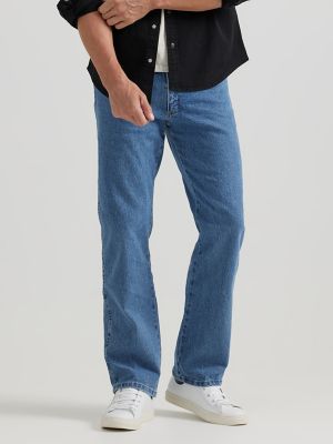 mens side elastic waist jeans