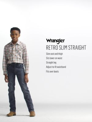 Boy's Wrangler Retro&reg; Slim Straight Jean (8-18) in Jerome alternative view
