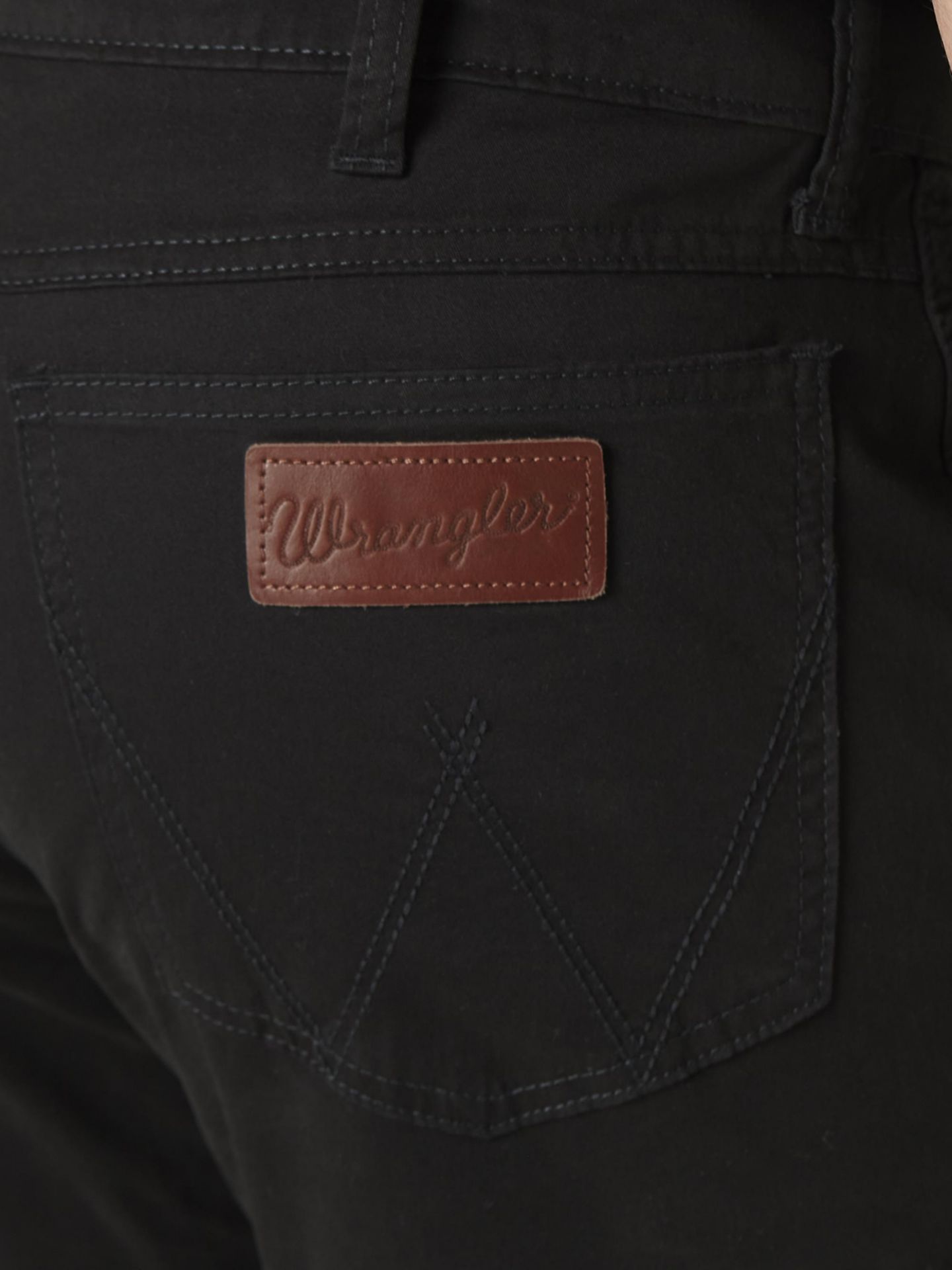 Мужские брюки Wrangler Retro® Slim Fit Straight Leg, цвет: Чёрный — фото 5