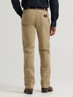 Men's Wrangler Retro&reg; Slim Fit Straight Leg Pant in Fawn