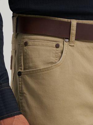 Men's Wrangler Retro&reg; Slim Fit Straight Leg Pant in Fawn