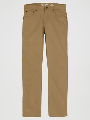 Men's Wrangler Retro&reg; Slim Fit Straight Leg Pant in Fawn