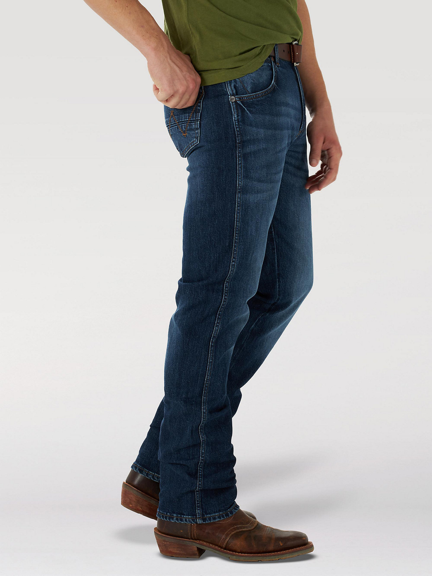 Wrangler Authentic Straight Jeans Uomo