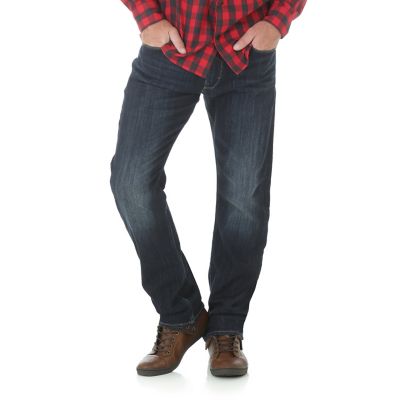 wrangler red vintage straight jeans