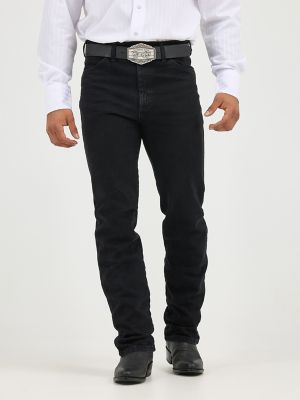 Men's Straight Western Jeans - Dark