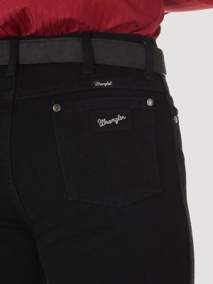 Wrangler 936WBK Men's Slim Fit Jeans - Black