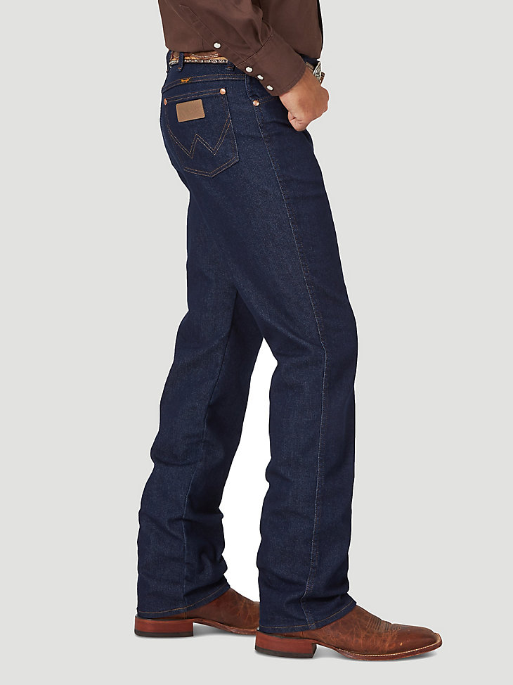Wrangler® Cowboy Cut® Slim Fit Active Flex Jeans in Prewashed Indigo alternative view