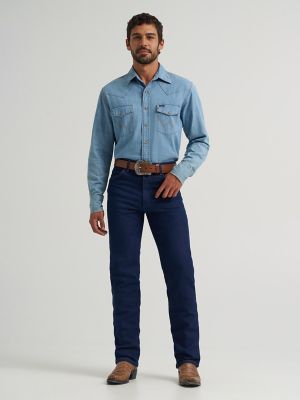 Wrangler® Cowboy Cut® Slim Fit Active Flex Jeans in Prewash