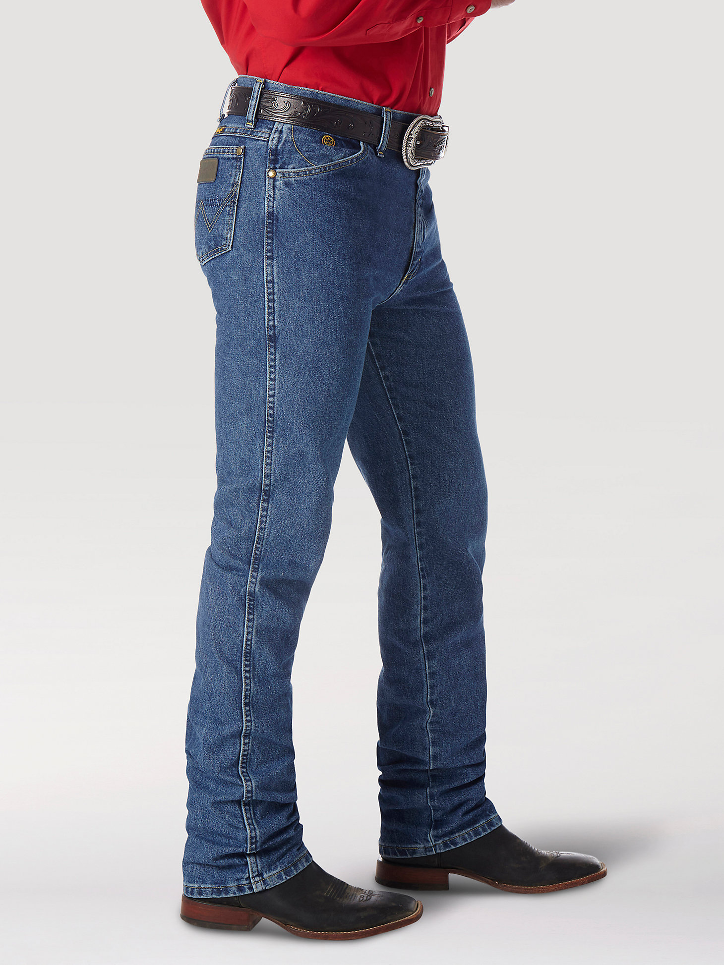 George Strait Cowboy Cut® Slim Fit Jean in Heavyweight Stone Denim alternative view 1