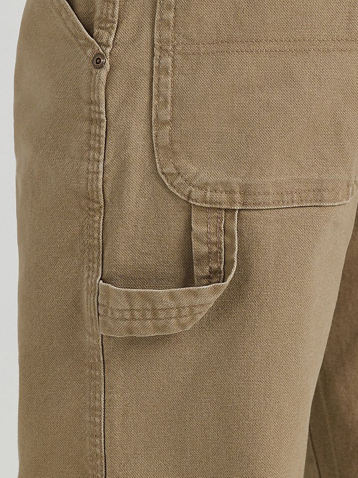 Wrangler® Men's Five Star Premium Carpenter Jean in Khaki Canvas alternative view 4