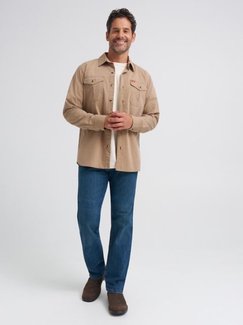 Мужские джинсы Wrangler Five Star Premium Denim Comfort Stretch Straight Fit Jean