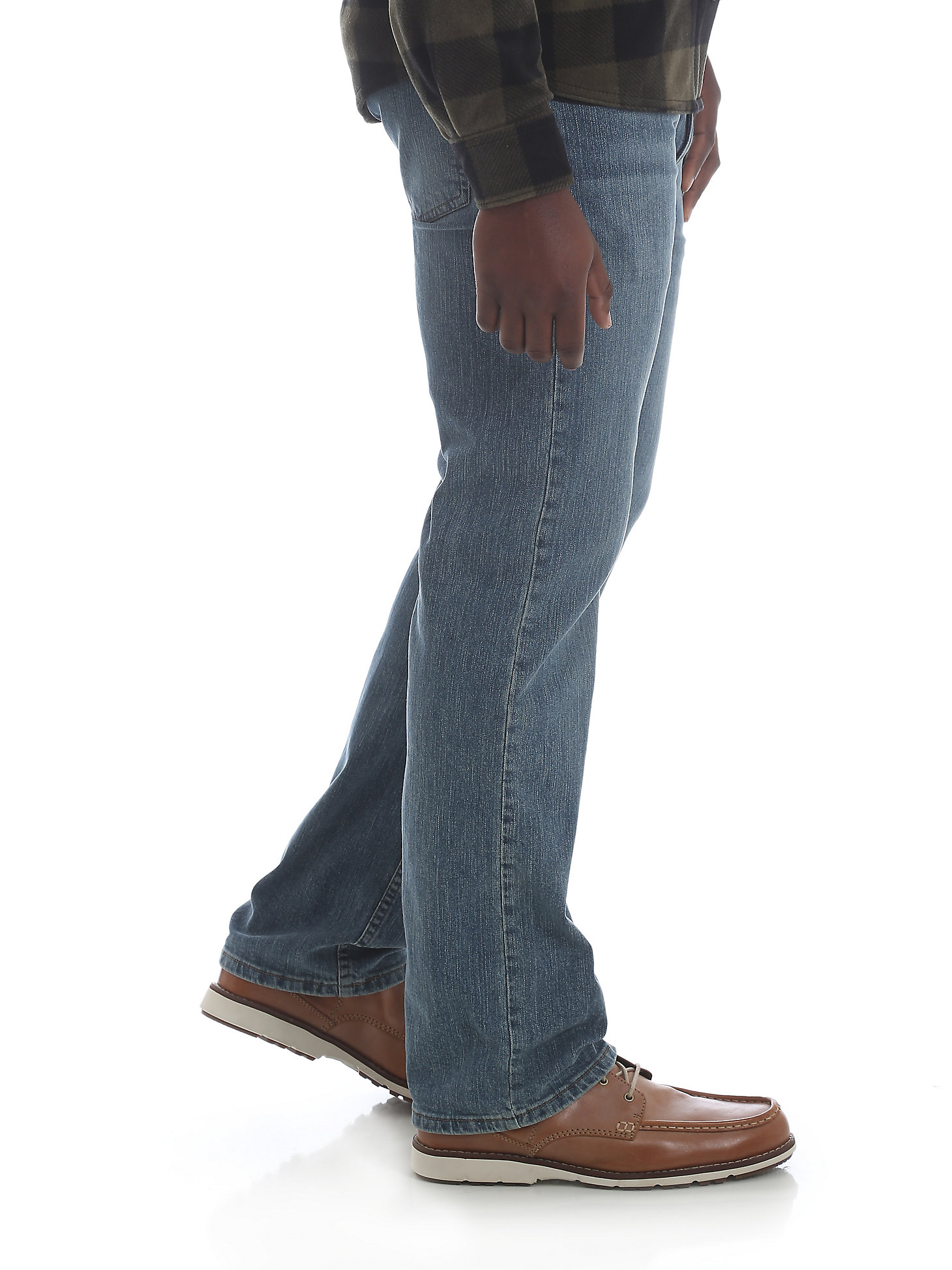 Wrangler® Five Star Premium Denim Flex For Comfort Straight Fit Jean in Tombstone alternative view 1