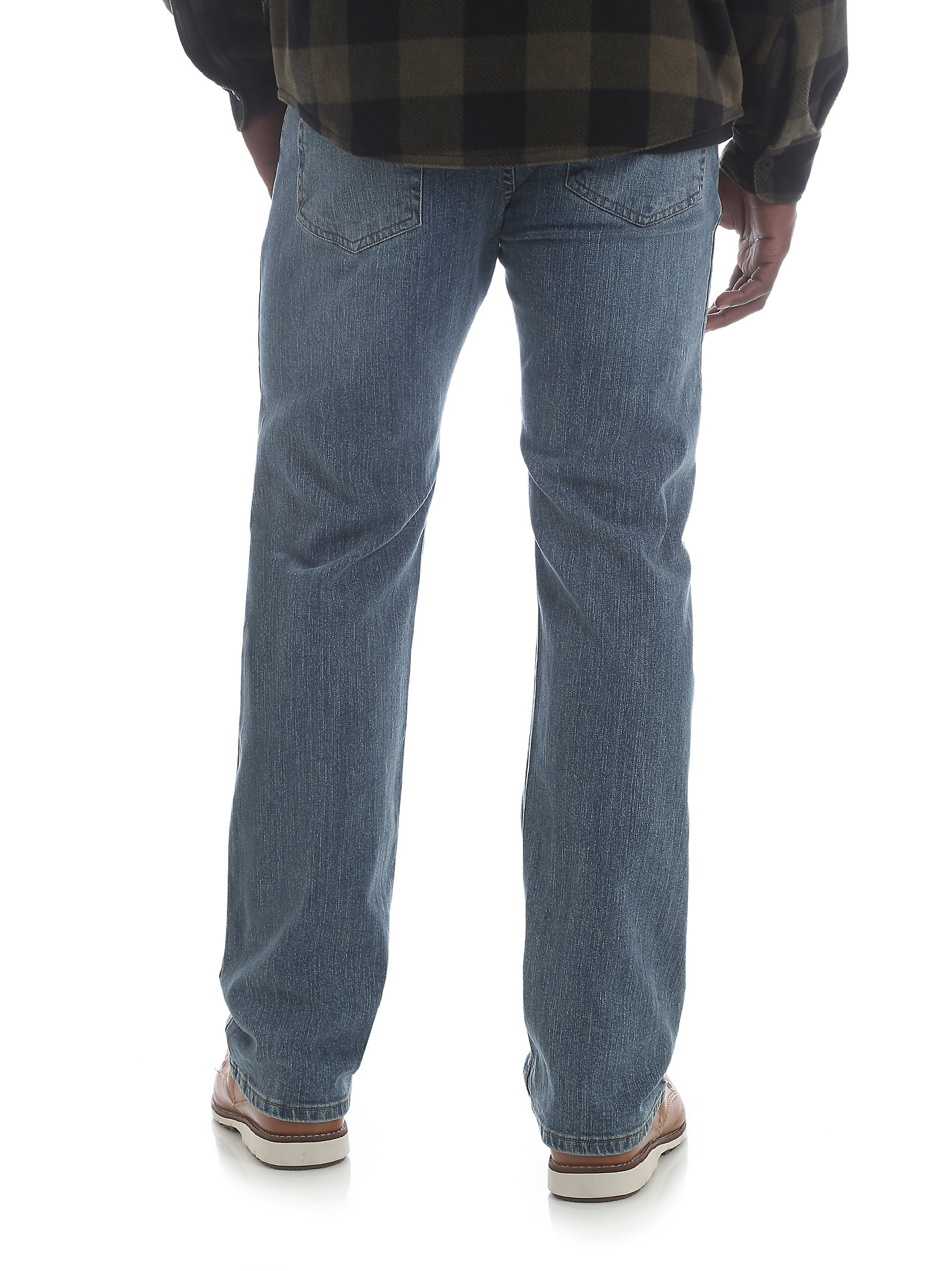 Wrangler® Five Star Premium Denim Flex For Comfort Straight Fit Jean in Tombstone alternative view 2