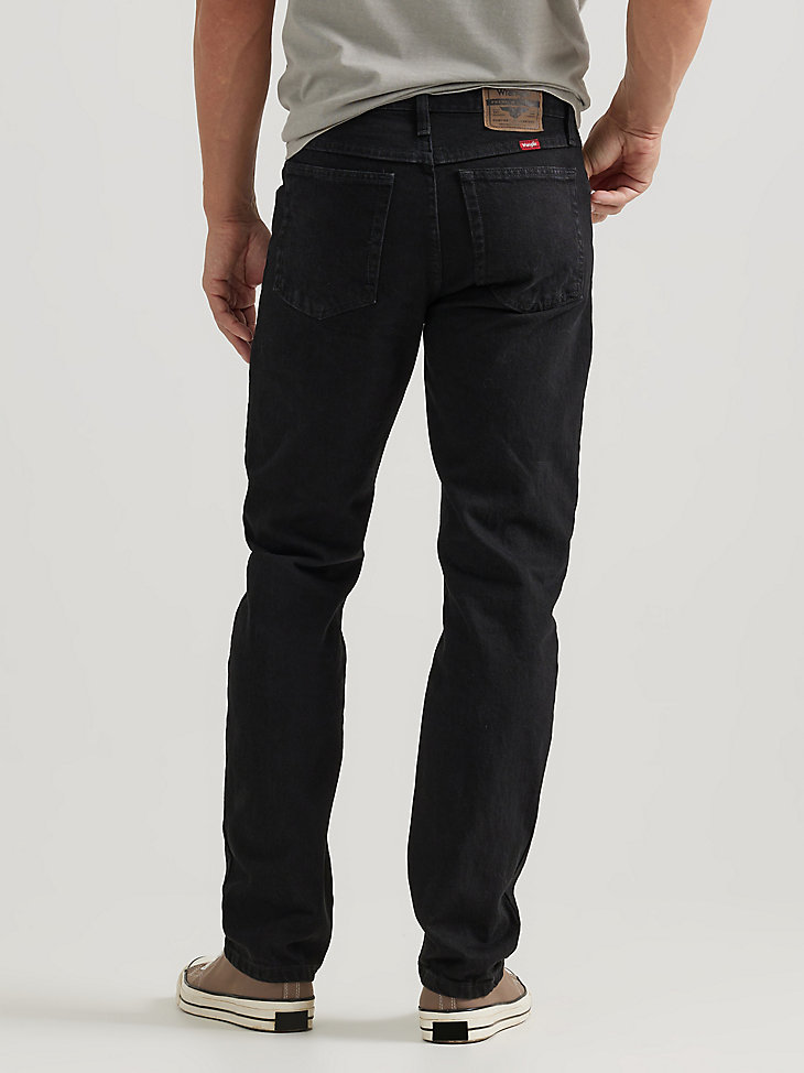 Wrangler® Five Star Premium Denim Regular Fit Jean in Coal Black alternative view