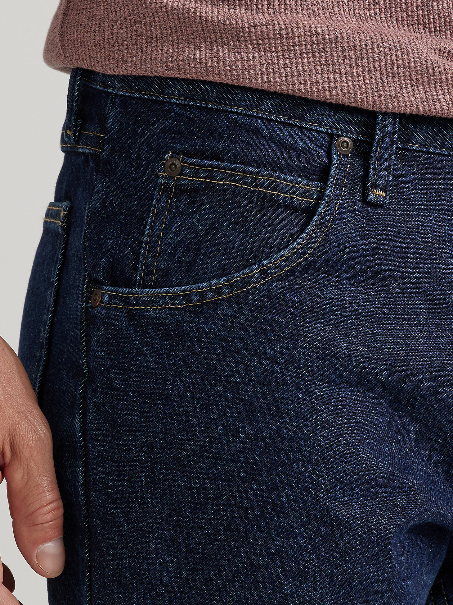 Wrangler® Five Star Premium Denim Regular Fit Jean in Midnight Rinse alternative view 4