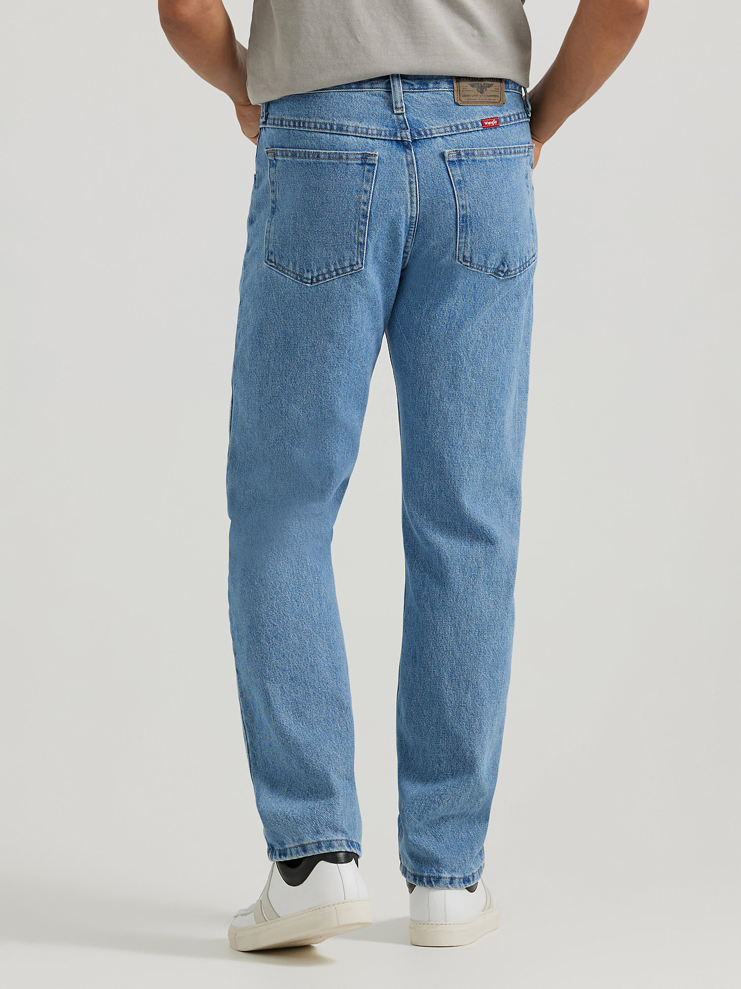 Wrangler® Five Star Premium Denim Regular Fit Jean in Lt Stonewash alternative view 1
